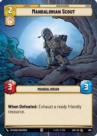 Mandalorian Scout (Hyperspace) — Ashes of the Empire