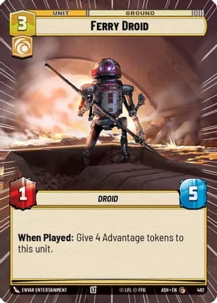 Ferry Droid (Hyperspace) — Ashes of the Empire