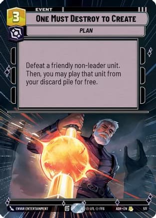 One Must Destroy to Create (Hyperspace) — Ashes of the Empire
