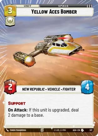 Yellow Aces Bomber (Hyperspace) — Ashes of the Empire