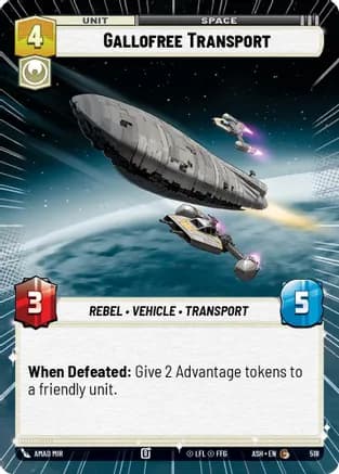 Gallofree Transport (Hyperspace) — Ashes of the Empire