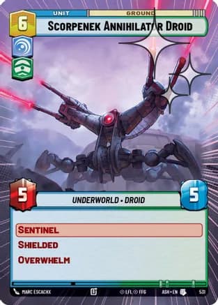Scorpenek Annihilator Droid (Hyperspace Foil) — Ashes of the Empire