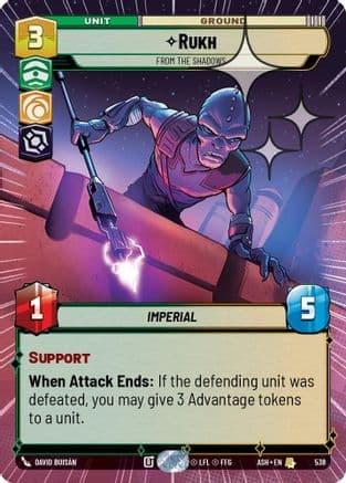 Rukh - From the Shadows (Hyperspace Foil) — Ashes of the Empire