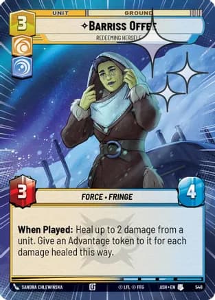 Barriss Offee - Redeeming Herself (Hyperspace Foil) — Ashes of the Empire