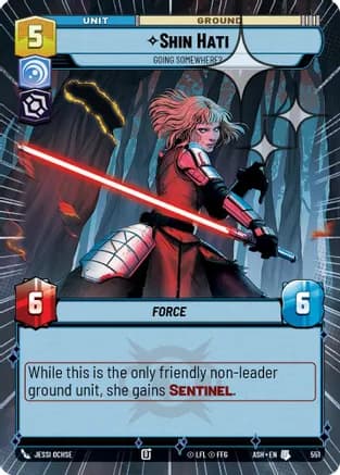 Shin Hati - Going Somewhere? (Hyperspace Foil) — Ashes of the Empire