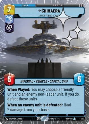 Chimaera - A Frightening Reality (Hyperspace Foil) — Ashes of the Empire