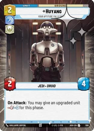 Huyang - Your Aptitude Falls Short (Hyperspace Foil) — Ashes of the Empire