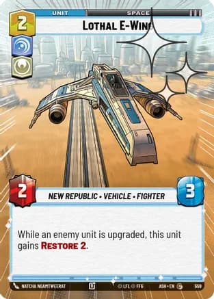 Lothal E-Wing (Hyperspace Foil) — Ashes of the Empire