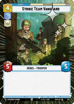Strike Team Vanguard (Hyperspace Foil) — Ashes of the Empire
