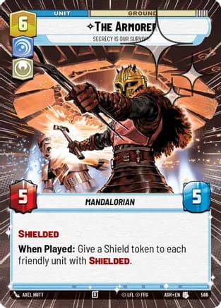 The Armorer - Secrecy is Our Survival (Hyperspace Foil) — Ashes of the Empire