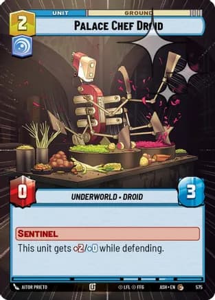 Palace Chef Droid (Hyperspace Foil) — Ashes of the Empire