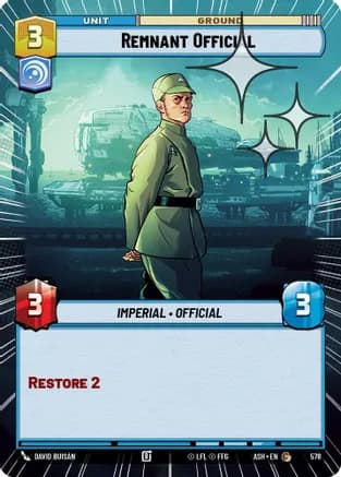 Remnant Official (Hyperspace Foil) — Ashes of the Empire