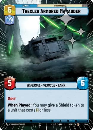 Trexler Armored Marauder (Hyperspace Foil) — Ashes of the Empire