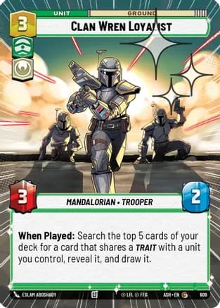 Clan Wren Loyalist (Hyperspace Foil) — Ashes of the Empire