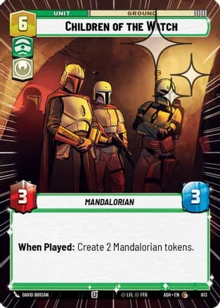 Children of the Watch (Hyperspace Foil) — Ashes of the Empire