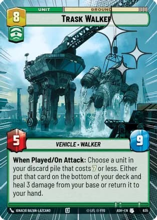 Trask Walker (Hyperspace Foil) — Ashes of the Empire