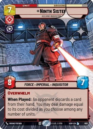 Ninth Sister - Hulking Inquisitor (Hyperspace Foil) — Ashes of the Empire