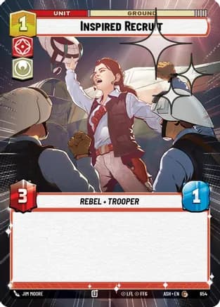 Inspired Recruit (Hyperspace Foil) — Ashes of the Empire