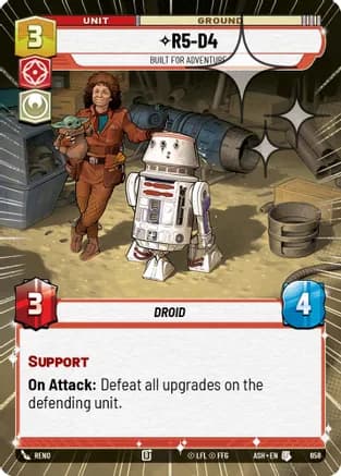 R5-D4 - Built for Adventure (Hyperspace Foil) — Ashes of the Empire