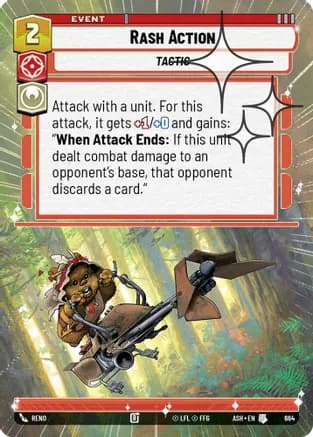 Rash Action (Hyperspace Foil) — Ashes of the Empire