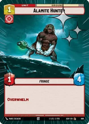 Alamite Hunter (Hyperspace Foil) — Ashes of the Empire