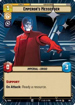 Emperor's Messenger (Hyperspace Foil) — Ashes of the Empire