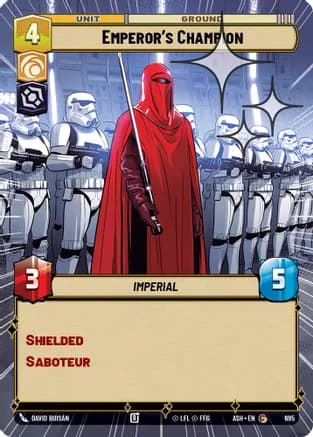 Emperor's Champion (Hyperspace Foil) — Ashes of the Empire