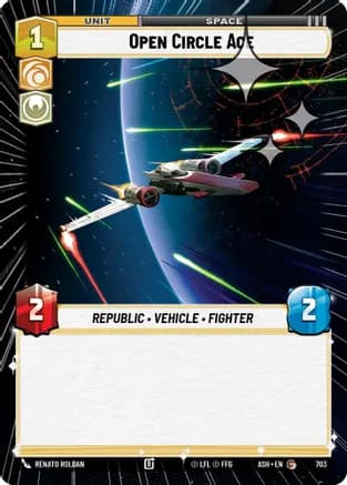 Open Circle Ace (Hyperspace Foil) — Ashes of the Empire
