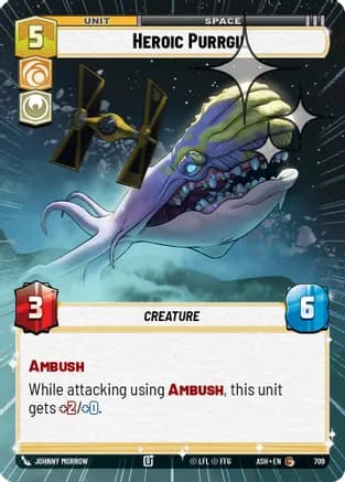 Heroic Purrgil (Hyperspace Foil) — Ashes of the Empire