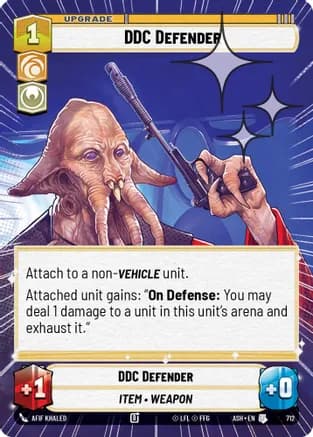 DDC Defender (Hyperspace Foil) — Ashes of the Empire