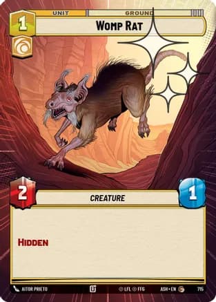 Womp Rat (Hyperspace Foil) — Ashes of the Empire