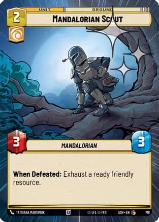 Mandalorian Scout (Hyperspace Foil) — Ashes of the Empire
