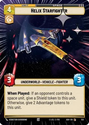 Helix Starfighter (Hyperspace Foil) — Ashes of the Empire