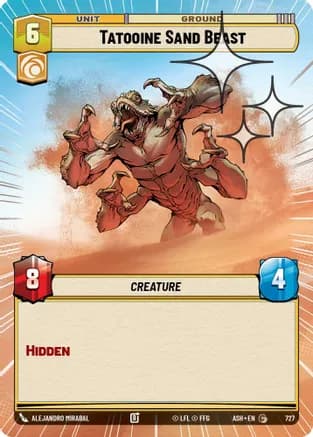 Tatooine Sand Beast (Hyperspace Foil) — Ashes of the Empire