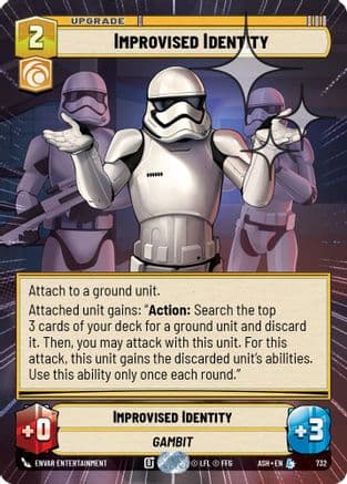 Improvised Identity (Hyperspace Foil) — Ashes of the Empire