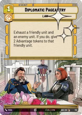 Diplomatic Pageantry (Hyperspace Foil) — Ashes of the Empire