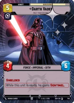 Darth Vader - Meet Your Destiny (Hyperspace Foil) — Ashes of the Empire