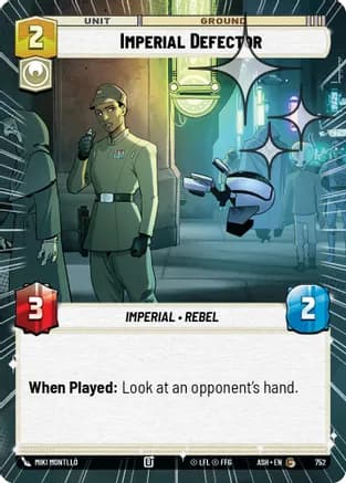 Imperial Defector (Hyperspace Foil) — Ashes of the Empire