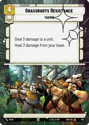 Grassroots Resistance (Hyperspace Foil) — Ashes of the Empire