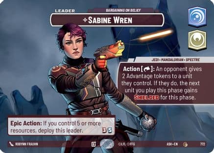 Sabine Wren - Bargaining on Belief (Showcase) — Ashes of the Empire