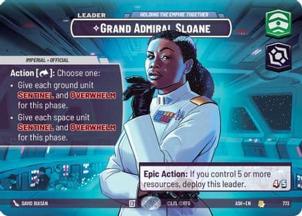 Grand Admiral Sloane - Holding the Empire Together (Showcase) — Ashes of the Empire