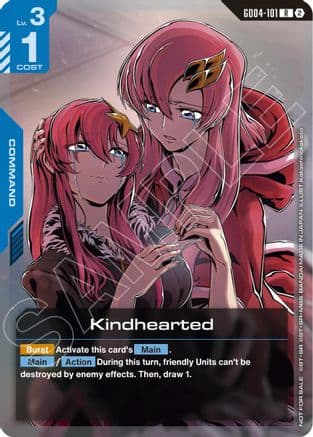 Kindhearted (Store Tournament Participation Pack 05) — Gundam Promotional Cards