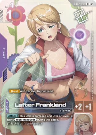 Lafter Frankland (Store Tournament Winner Pack 05) — Gundam Promotional Cards