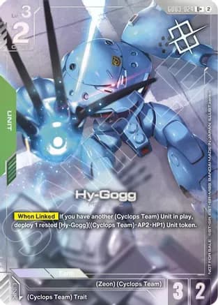 Hy-Gogg (Store Tournament Winner Pack 05) — Gundam Promotional Cards