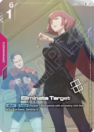 Eliminate Target (Store Tournament Winner Pack 05) — Gundam Promotional Cards