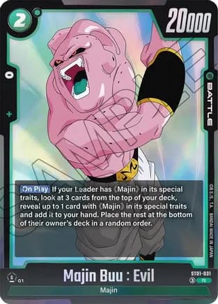 Majin Buu : Evil - ST01-031 — Story Booster 01