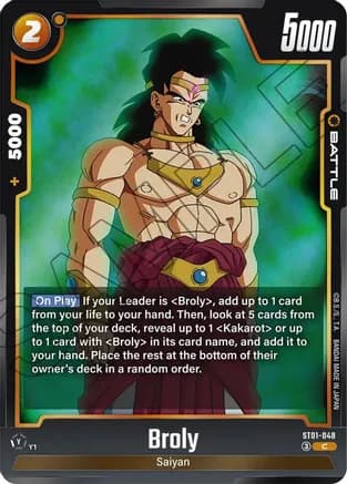 Broly - ST01-048 — Story Booster 01