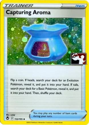 Capturing Aroma - 153/195 (Cosmos Holo) — Prize Pack Series Cards
