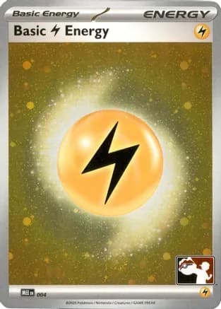 Basic Lightning Energy - MEE 004 (Cosmos Holo) — Prize Pack Series Cards