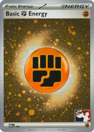 Basic Fighting Energy - MEE 006 (Cosmos Holo) — Prize Pack Series Cards